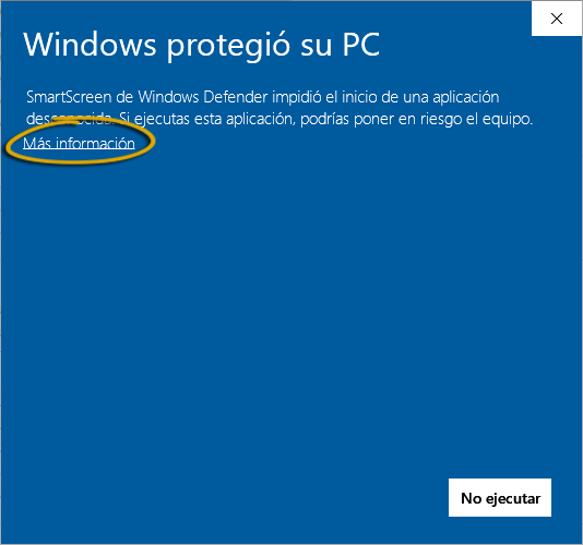 Windows Defender smartScreen