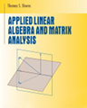 applied linear algebra and matrix analysis by shores