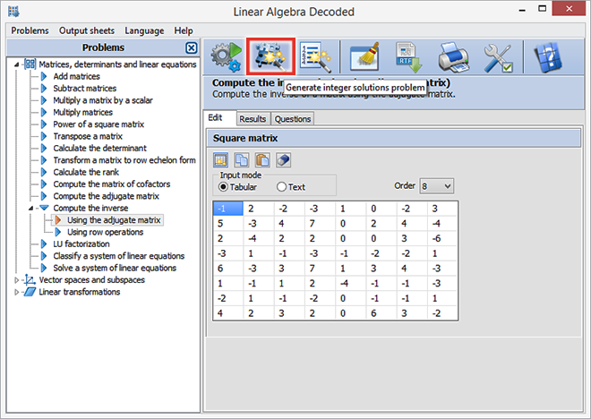 Linear Algebra Decoded - Generating invertible matrices